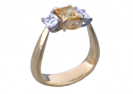 Yellow Sapphire ring