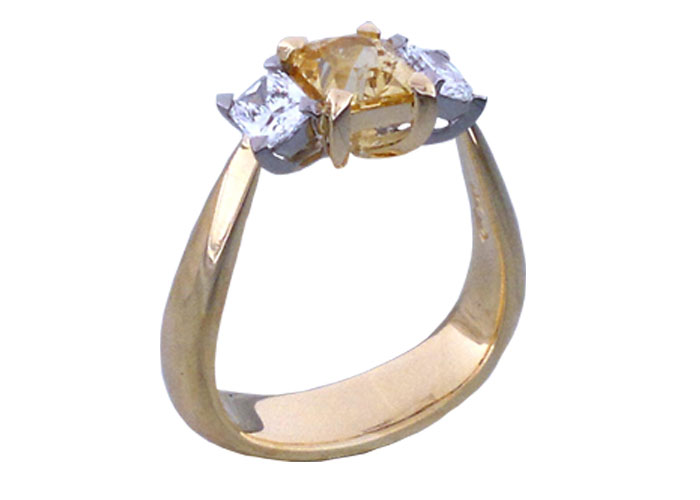 Yellow Sapphire ring